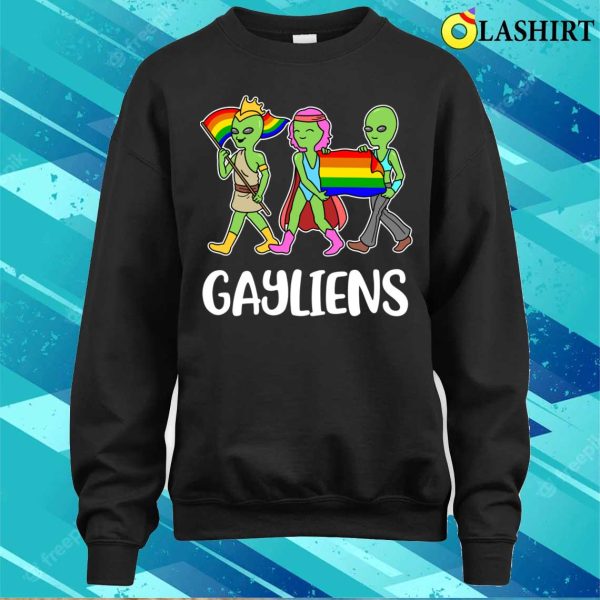 Gayliens T-shirt, Gayliens Funny Gay Gift T-shirt