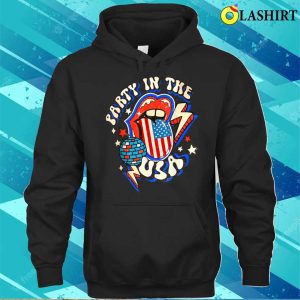 Groovy Disco Funny Party In The Us July 4th Usa Patriotic T shirt 3