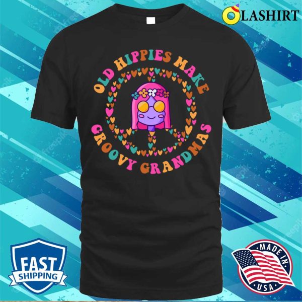 Groovy Grandmas Funny Hippie Gift T-shirt