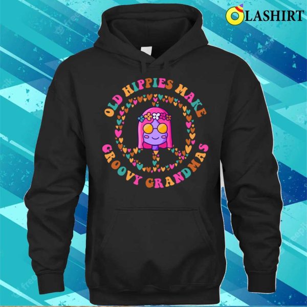 Groovy Grandmas Funny Hippie Gift T-shirt