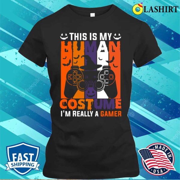 Halloween T-shirt, Gamer Funny Halloween T-shirt