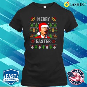 Happy Easter Biden Christmas Ugly Christmas Funny Joe Biden Christmas Shirt 2