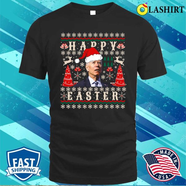 Happy Easter Christmas, Funny Easter Christmas, Merry 4th Of Easter Shirt