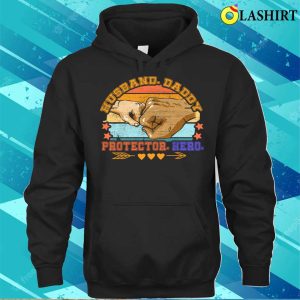 Husband Daddy Protect Hero Dad Vintage Papa Funny Father Day T-shirt 2 Husband Daddy Protect Hero Dad Vintage Papa Funny Father Day T shirt 3