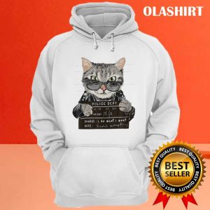 I Do What I Want Funny Cat Scratched Shirt 3