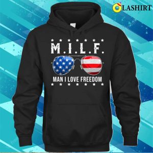 I Love Freedom Funny 4th Of July Sunglasses Patriotic T shirt 3