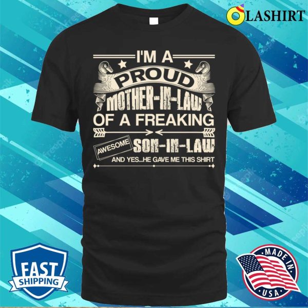 I Love My Son In Law Shirt For Men Women Funny Proud Mother-in-law Of Awesome Son-in-law T-shirt