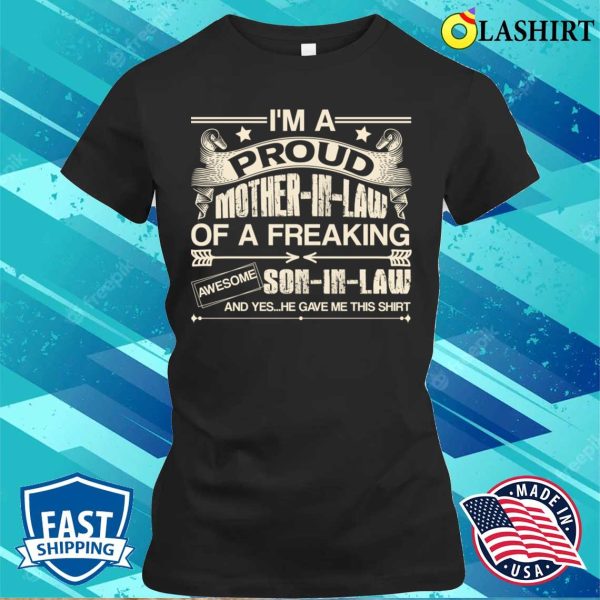 I Love My Son In Law Shirt For Men Women Funny Proud Mother-in-law Of Awesome Son-in-law T-shirt