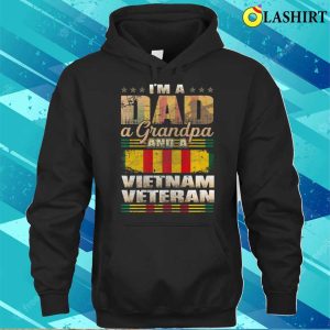 I'm A Dad Grandpa And Vietnam Veteran Funny Fathers Day Premium T-shirt 2 Im A Dad Grandpa And Vietnam Veteran Funny Fathers Day Premium T shirt 3