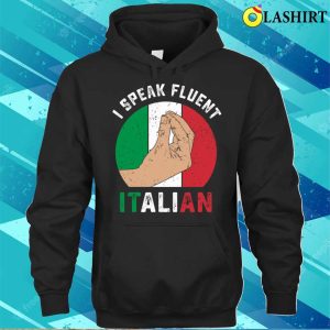 Italian Flag T shirt Humorous Retro Italian Hand Gesture T shirt 3