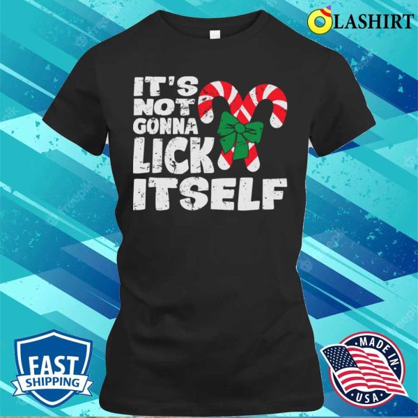 It’s Not Gonna Lick Itself Funny Naughty Christmas T-shirt