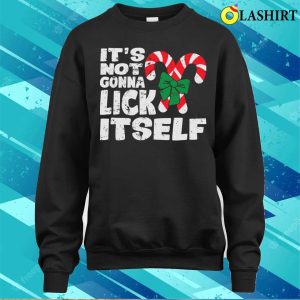 Its Not Gonna Lick Itself Funny Naughty Christmas T shirt 4