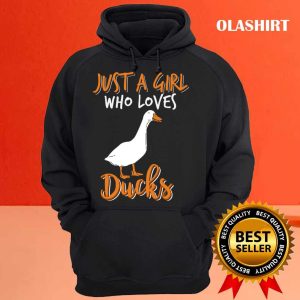 Just A Girl Who Loves Ducks Funny Duck Lover Shirt 3