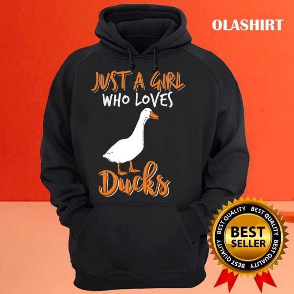 Just A Girl Who Loves Ducks, Funny Duck Lover Shirt