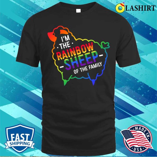 Lgbt T-shirt, I’m The Rainbow Sheep Lgbt Funny T-shirt