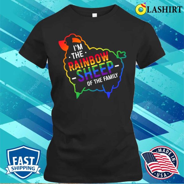 Lgbt T-shirt, I’m The Rainbow Sheep Lgbt Funny T-shirt