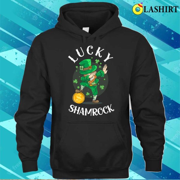 Lucky Shamrock St Patricks Day Boy Girl Kids Men Women T-shirt