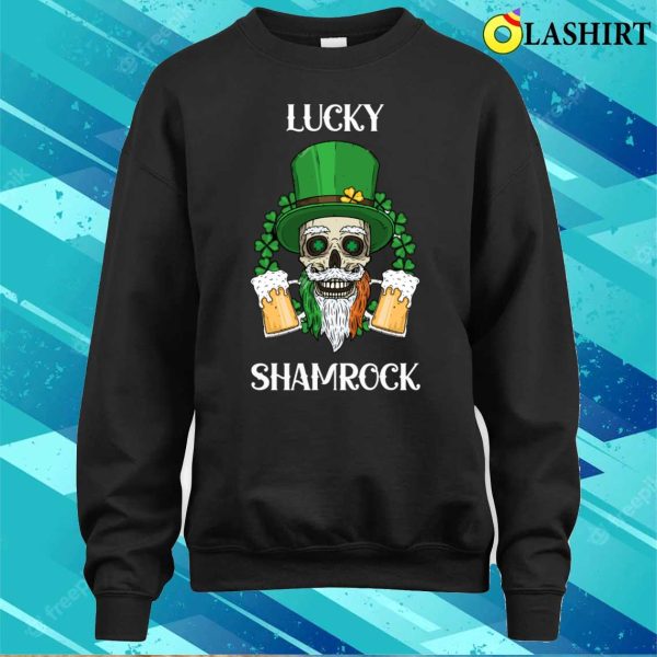 Lucky Shamrock St Patricks Day T-shirt,lucky Shamrock St Patricks Day Men Women Funny T-shirt