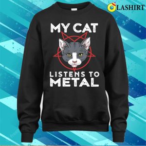 Metal Metal Cat Funny Music Gift T shirt 4