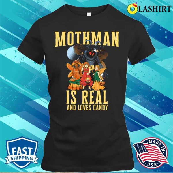 Mothman Funny Halloween Urban Legend Cryptid T-shirt