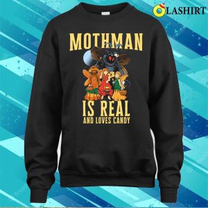 Mothman Funny Halloween Urban Legend Cryptid T shirt 4