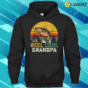 Nice Mens Funny Fishing Tee Vintage Reel Cool Grandpa Fathers Day T shirt 1