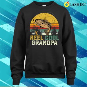 Nice Mens Funny Fishing Tee Vintage Reel Cool Grandpa Father's Day T-shirt 3 Nice Mens Funny Fishing Tee Vintage Reel Cool Grandpa Fathers Day T shirt 4