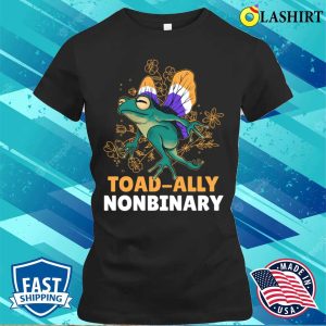 Nonbinary Pride Frog Funny Nonbinary Gift T-shirt 1 Nonbinary Pride Frog Funny Nonbinary Gift T shirt 2