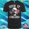 Official Suck It England Funny 4th Of July George Washington 1776 T-shirt