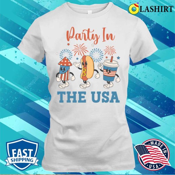 Party In The Usa 4th Of July Funny Party Usa Summer Family T-shirt