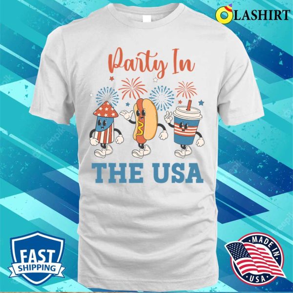 Party In The Usa 4th Of July Funny Party Usa Summer Family T-shirt