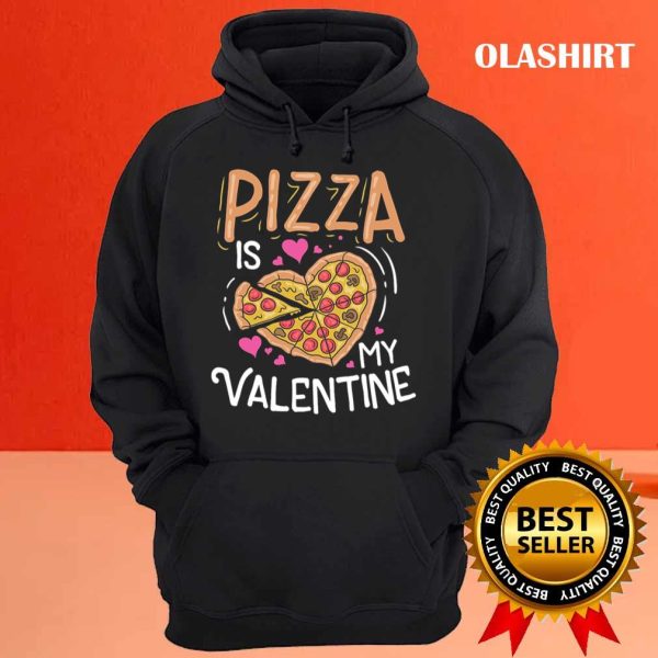 Pizza Is My Valentine Funny Valentines Day Boys Kids T-shirt