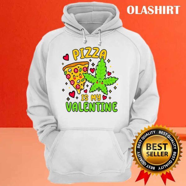 Pizza Is My Valentine Funny Valentines Shirt