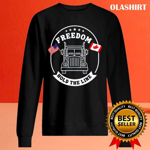 Roll Over Image To Zoom In Brand Freedom Convoy Trucker Tshirt