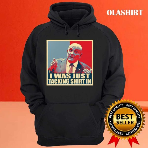 Rudy Giuliani Tacking Shirt In, funny Political Meme Shirt