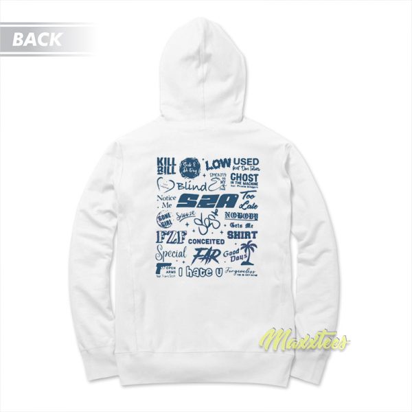 SZA SOS Tracklist Hoodie