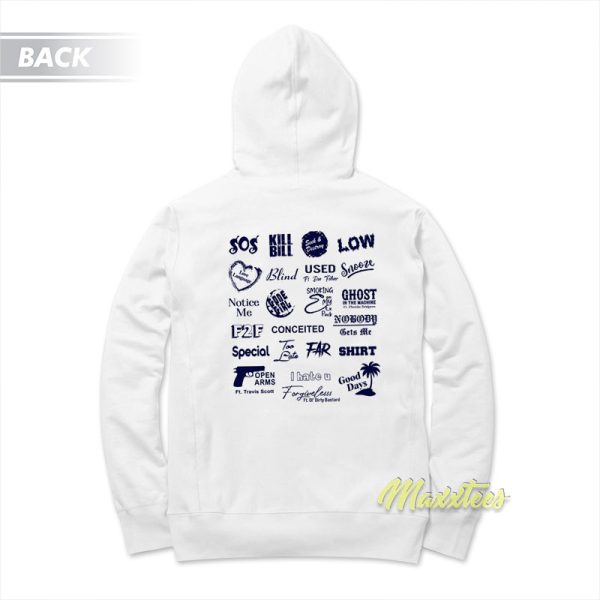 SZA SOS Tracklist Tour Hoodie