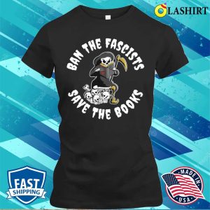 Save The Books Funny Librarian Gift T shirt 2