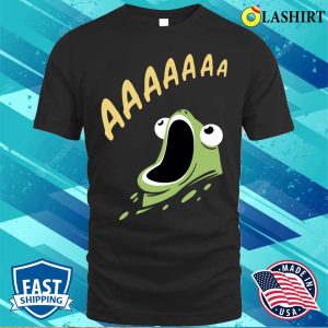 Screaming Frog T shirt Funny Screaming Froggy Loud Toad T shirt 1