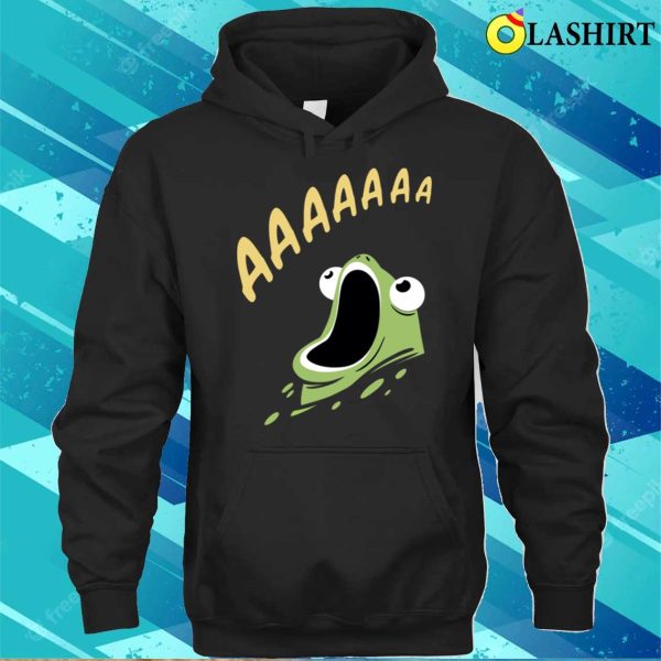 Screaming Frog T-shirt, Funny Screaming Froggy Loud Toad T-shirt