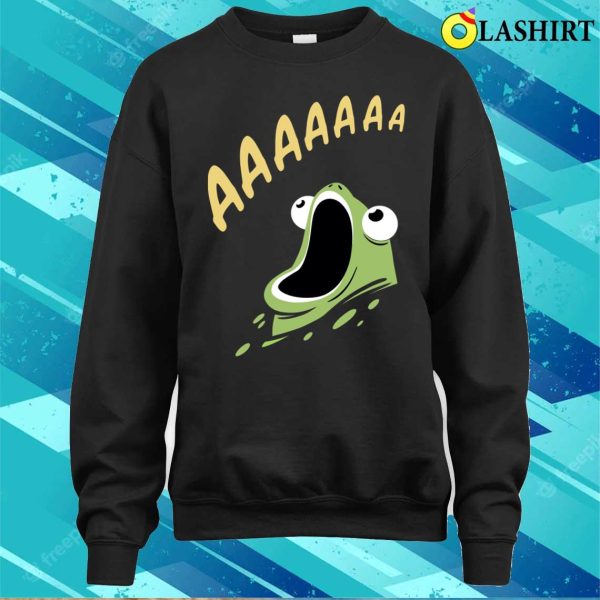 Screaming Frog T-shirt, Funny Screaming Froggy Loud Toad T-shirt