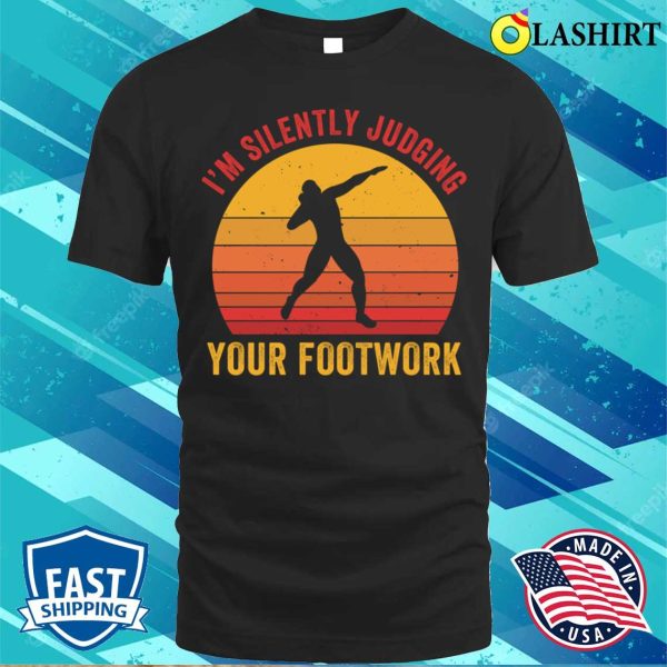 Shot T-shirt, Shot Putt Athlete Funny Shot Putter Throwing Footwork T-shirt