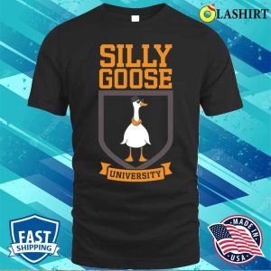 Silly Goose University T shirt Silly Goose University Funny School Meme T shirt 1