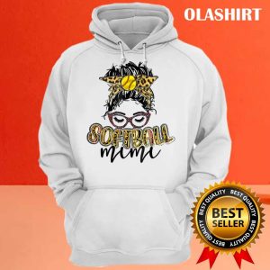 Softball Mimi Leopard Print Funny Mommy Mothers Day T shirt 3