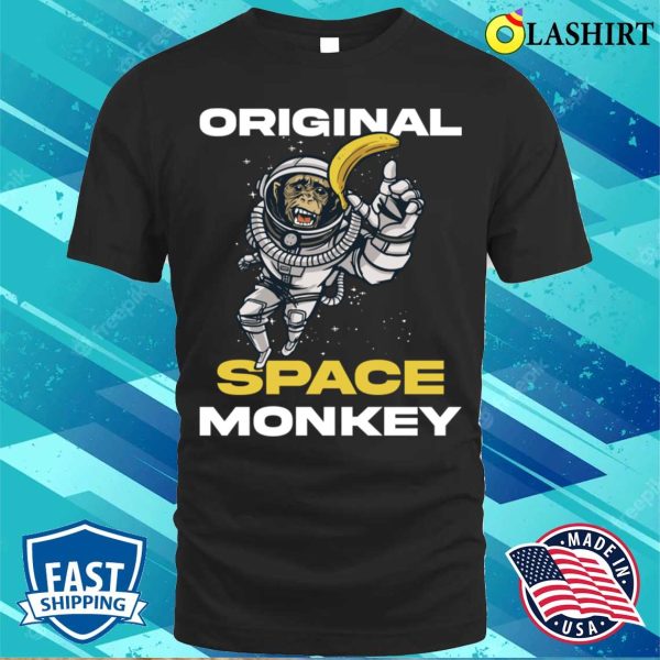 Space Monkey Funny Space Gift T-shirt