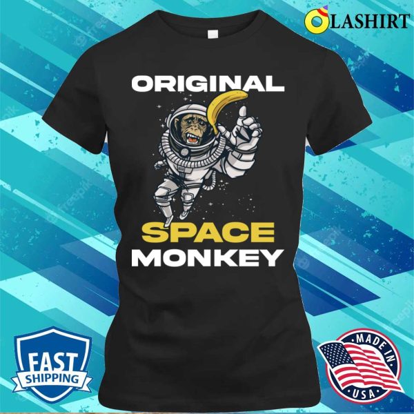 Space Monkey Funny Space Gift T-shirt