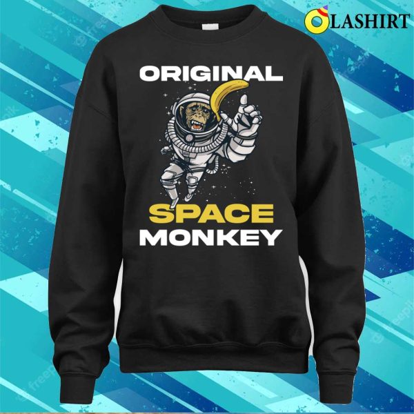 Space Monkey Funny Space Gift T-shirt