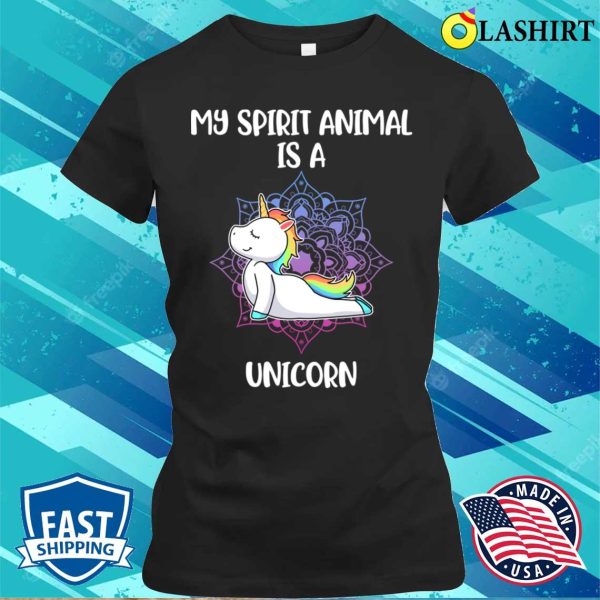 Spirit Animal Unicorn Funny Unicorn Gift T-shirt