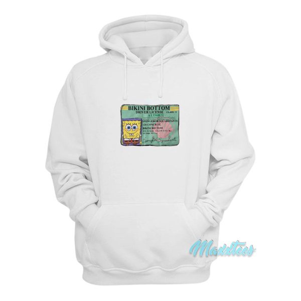 Spongebob Bikini Bottom Driver License Hoodie