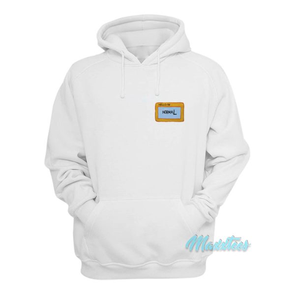 Spongebob Hello I’m Normal Name Tag Hoodie